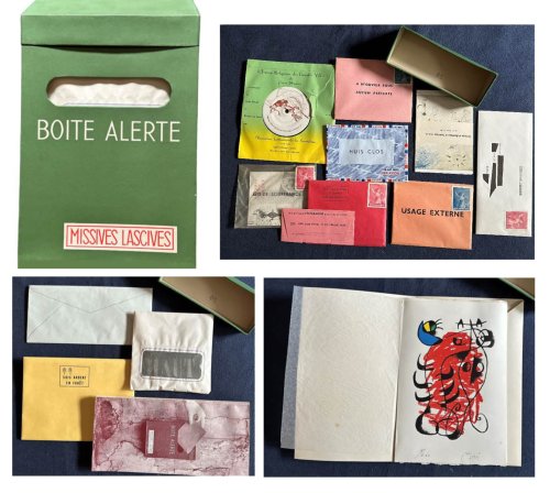 Marcel DUCHAMP. Boite alerte. Missives Lascives - 1959 / 1960